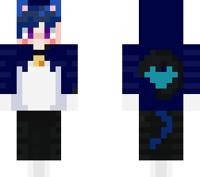 blue  catboy oneie