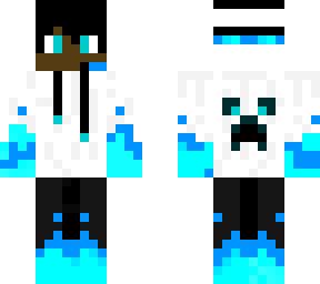 blue hoddie