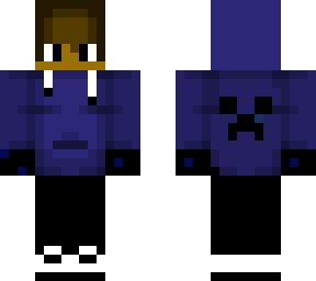 blue hoodie boy