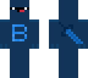 blue man