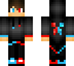 blue red gamer boy
