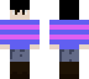 cameron dressed as frisk