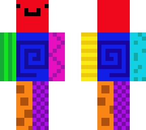 color block with pattern