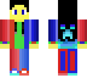 colorful rainbow skin
