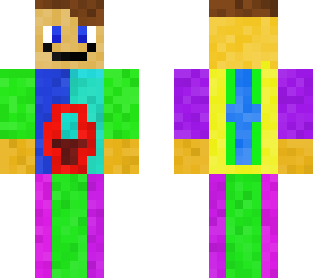 colourful minecrafter