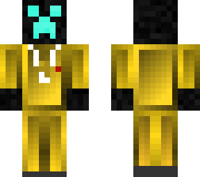 creeper with golden suit