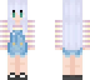 cute white haired girl