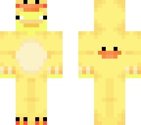 duck in duck onesie