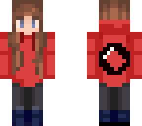 edit of girl in red hoodie by breaddiease