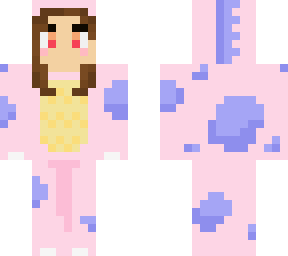 girl in lizard onesie lagbliz
