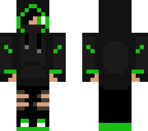 green emo boy