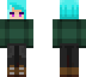 jezzi 2.02 purple & green sweater