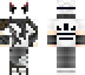 masked white hair boy