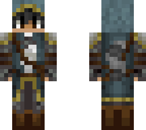 medieval raccoon boy skin #2 with hood