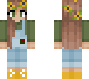 olive-themed girl