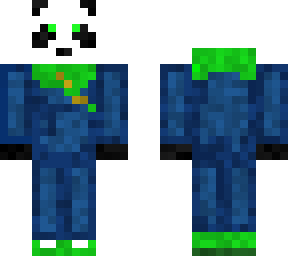 panda senpai in a suit