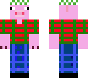 pig in clothes
