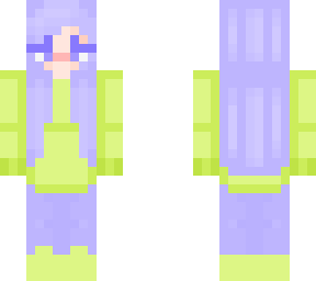 purple and green egirl