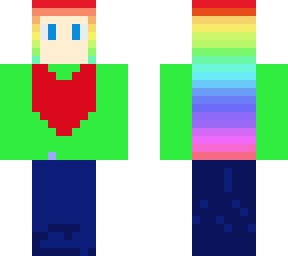 rainbow girl