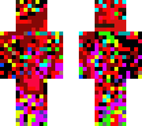 steve but its a lot of random colors on him