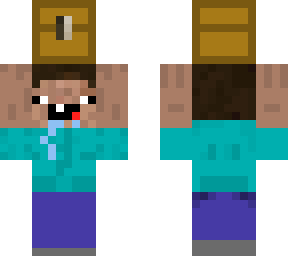 steve holding chest