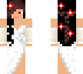 wedding dress for black hair