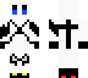 white and black