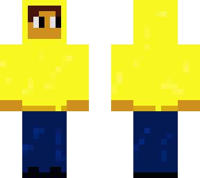 yellow  sweat shirt