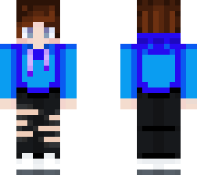 a skin i made for someone who doesnt even have a minecraft account yet lol.