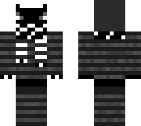 black and white proto with scarf