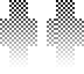 black to white checkered