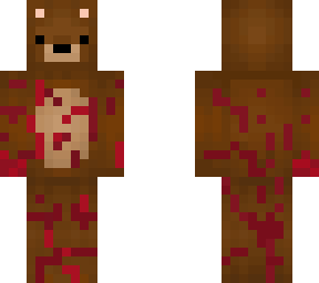 bloody teddy bear