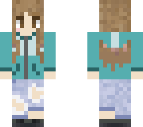 blue jacket girl