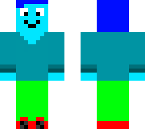 blue man