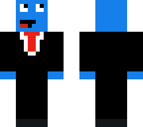 blue man