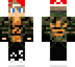 boy skin with red hat not original