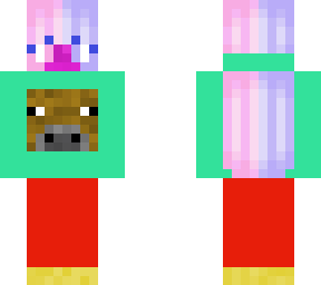 bright color cow