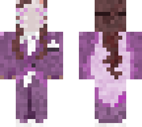 bunny rabbit girl w/ purple suit.