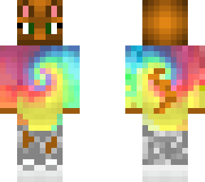 cat tie dye