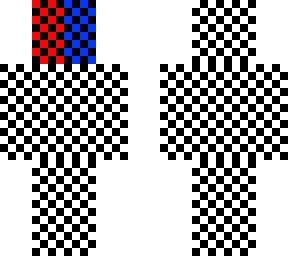 checkered man