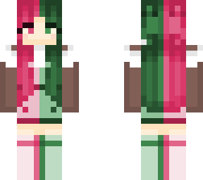 colored maid dress girl!