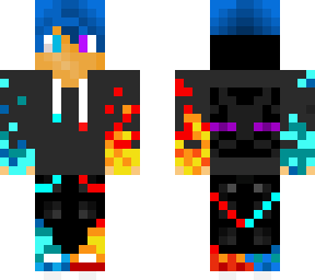 ender boy with fire and ice sweater 2.0