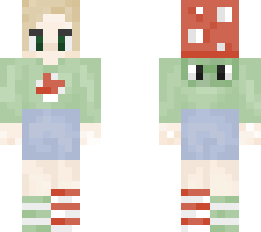 frog mushroom hooman (original skin by my friend)