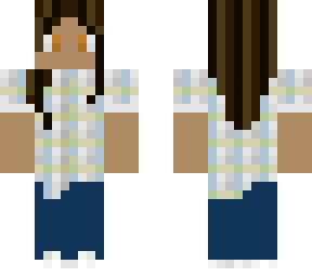 girl in plaid