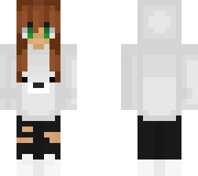 girl in polar bear hoodie