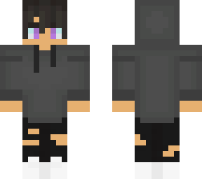 gray hoodie boy
