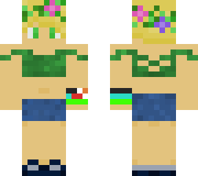 green crop top