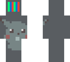 grey shocked pikachu