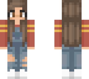 gurl with overalls