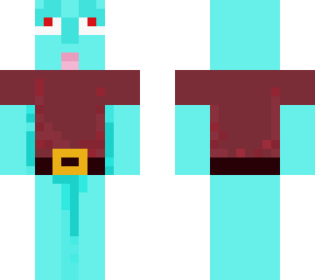 Handsome Squidward Minecraft Skin